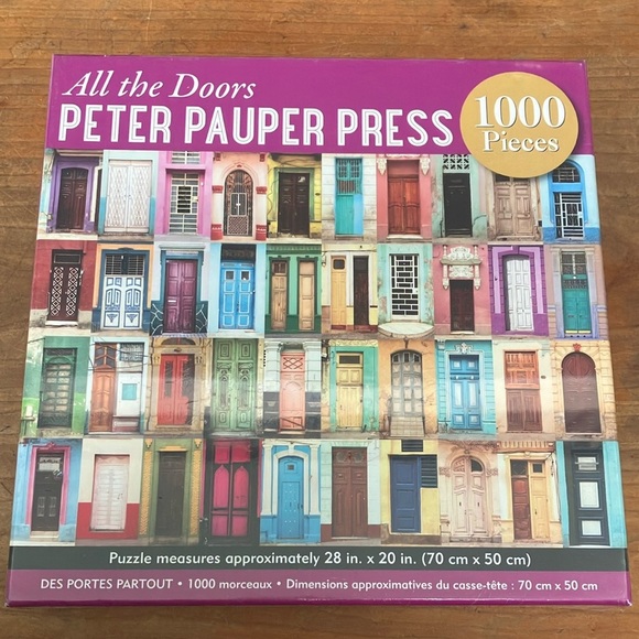 New puzzle Peter Pauper Press 1000-Piece Puzzle - Beautiful doors - Picture 1 of 8